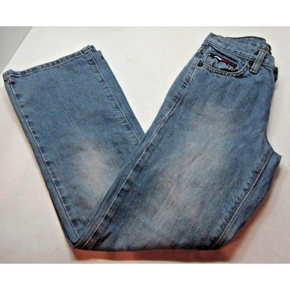 Vintage Child's Tommy Hilfiger Light Wash Jeans Size 10 Uav-Uav